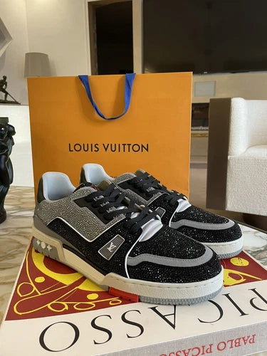 Louis Vuitton Trainer Crystal Rhinestone